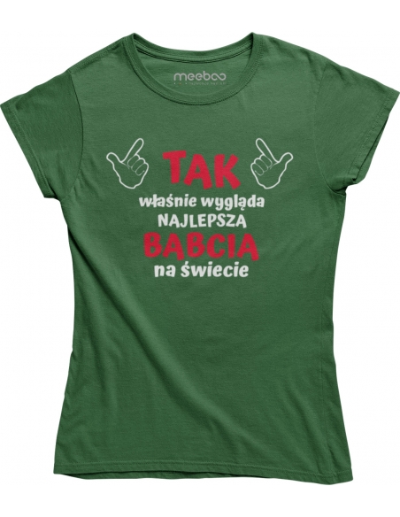 KOSZULKA TAK WYGLĄDA NAJ... BABCIA