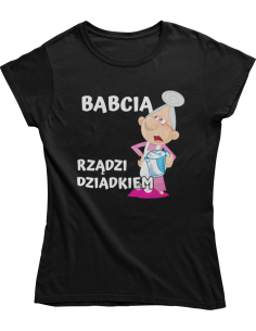KOSZULKA BABCIA RZĄDZI... 2