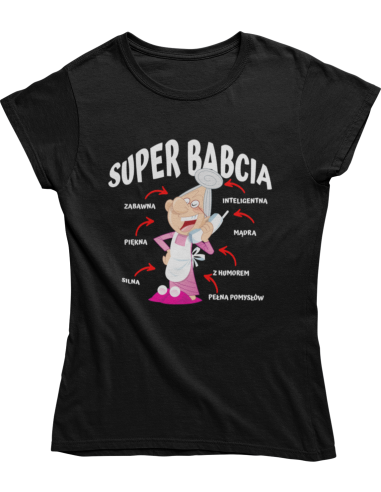 KOSZULKA SUPER BABCIA