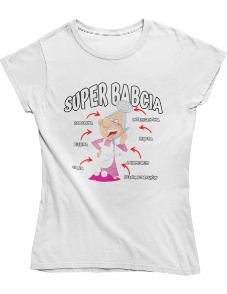 KOSZULKA SUPER BABCIA