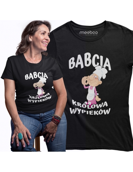 KOSZULKA BABCIA KRÓLOWA WYPIEKÓW