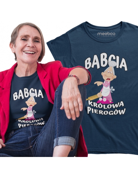 KOSZULKA BABCIA KRÓLOWA PIEROGÓW