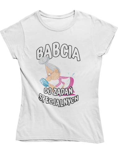 KOSZULKA BABCIA DO ZADAŃ SPECJALNYCH