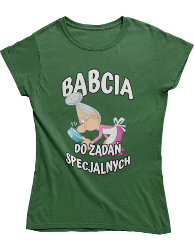 KOSZULKA BABCIA DO ZADAŃ SPECJALNYCH