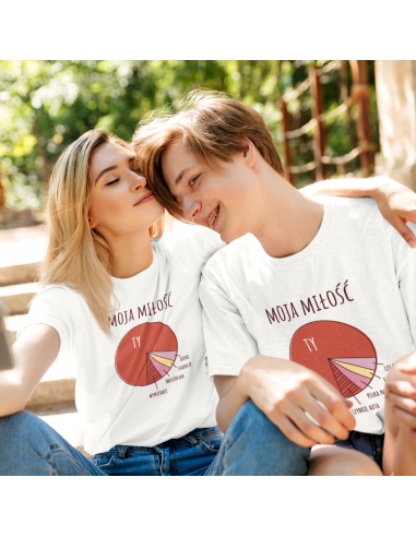 ZESTAW KOSZULEK DLA PAR MOJA MIŁOŚĆ