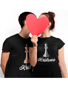 ZESTAW KOSZULEK DLA PAR SZACHY