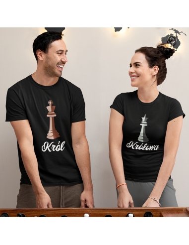 ZESTAW KOSZULEK DLA PAR SZACHY