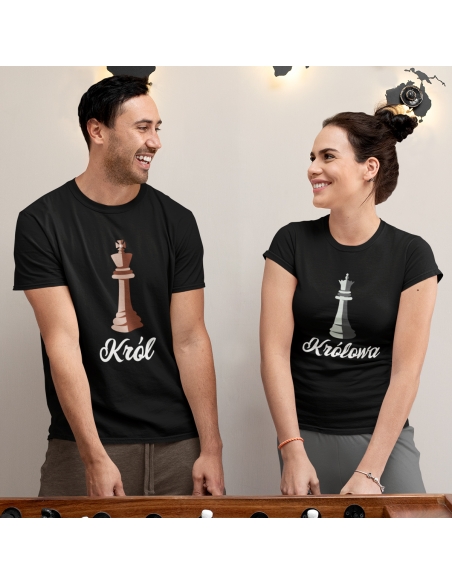 ZESTAW KOSZULEK DLA PAR SZACHY