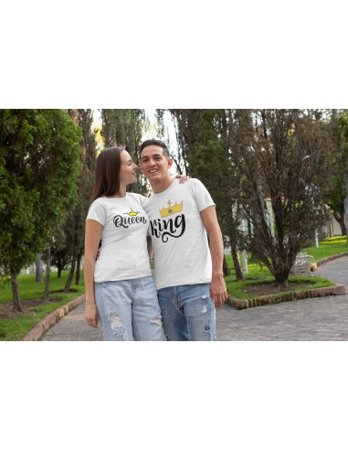 ZESTAW KOSZULEK DLA PAR KING AND QUEEN