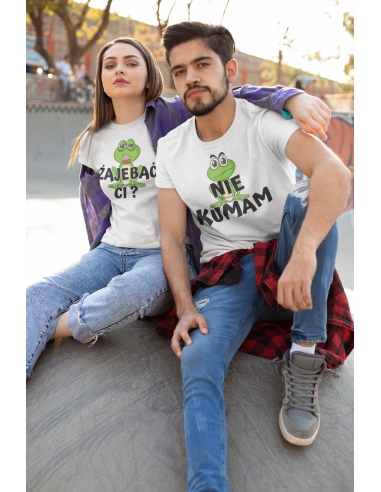 ZESTAW KOSZULEK DLA PAR ŻAJEBAĆ CI -...