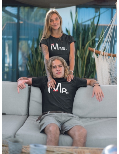 ZESTAW KOSZULEK DLA PAR MR AND MRS