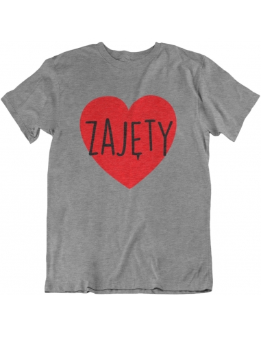 KOSZULKA MĘSKA ZAJĘTY, SERCE