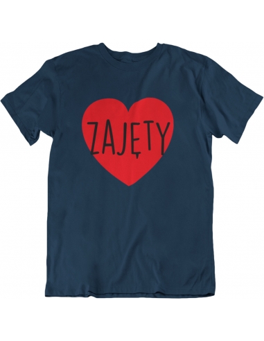 KOSZULKA MĘSKA ZAJĘTY, SERCE