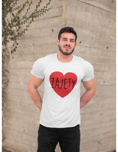KOSZULKA MĘSKA ZAJĘTY, SERCE