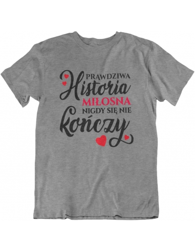 KOSZULKA MĘSKA HISTORIA MIŁOSNA