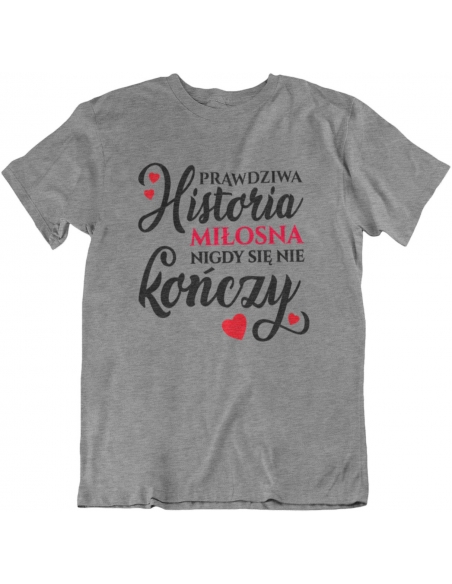 KOSZULKA MĘSKA HISTORIA MIŁOSNA