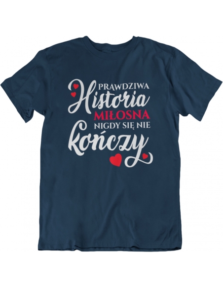 KOSZULKA MĘSKA HISTORIA MIŁOSNA