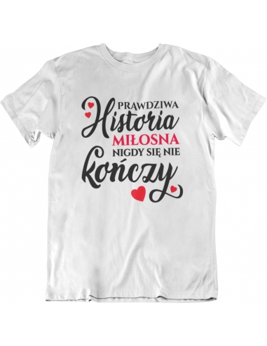 KOSZULKA MĘSKA HISTORIA MIŁOSNA