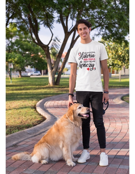 KOSZULKA MĘSKA HISTORIA MIŁOSNA