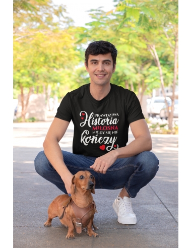 KOSZULKA MĘSKA HISTORIA MIŁOSNA
