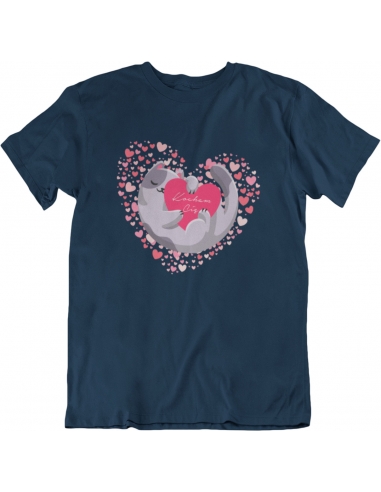 KOSZULKA MĘSKA KOCIAK KOCHAM CIĘ