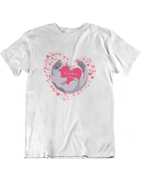 KOSZULKA MĘSKA KOCIAK KOCHAM CIĘ