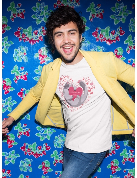 KOSZULKA MĘSKA KOCIAK KOCHAM CIĘ