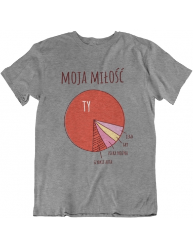 KOSZULKA MĘSKA MOJA MIŁOŚĆ