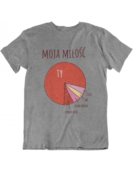 KOSZULKA MĘSKA MOJA MIŁOŚĆ