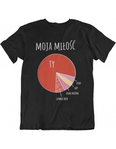 KOSZULKA MĘSKA MOJA MIŁOŚĆ