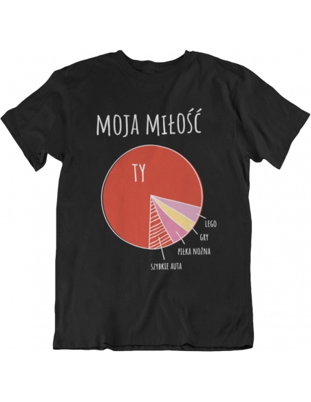 KOSZULKA MĘSKA MOJA MIŁOŚĆ