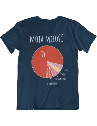 KOSZULKA MĘSKA MOJA MIŁOŚĆ