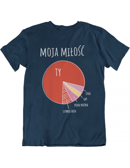 KOSZULKA MĘSKA MOJA MIŁOŚĆ