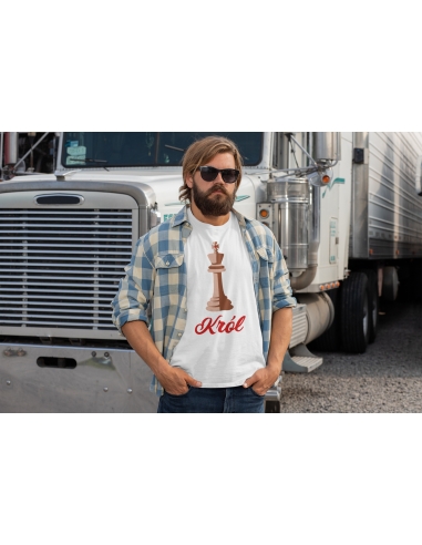 KOSZULKA MĘSKA SZACHY KRÓL