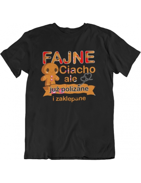 KOSZULKA MĘSKA FAJNE CIACHO ZAKLEPANE