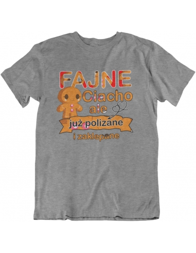 KOSZULKA MĘSKA FAJNE CIACHO ZAKLEPANE