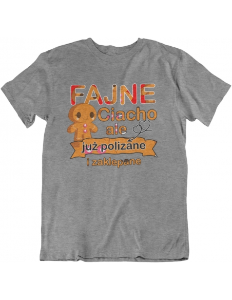 KOSZULKA MĘSKA FAJNE CIACHO ZAKLEPANE