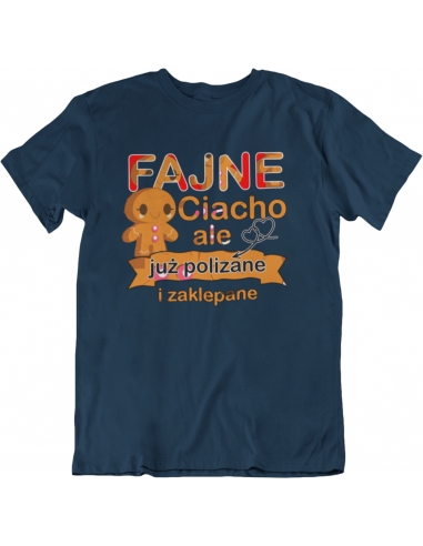 KOSZULKA MĘSKA FAJNE CIACHO ZAKLEPANE