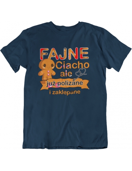 KOSZULKA MĘSKA FAJNE CIACHO ZAKLEPANE