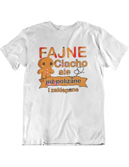 KOSZULKA MĘSKA FAJNE CIACHO ZAKLEPANE