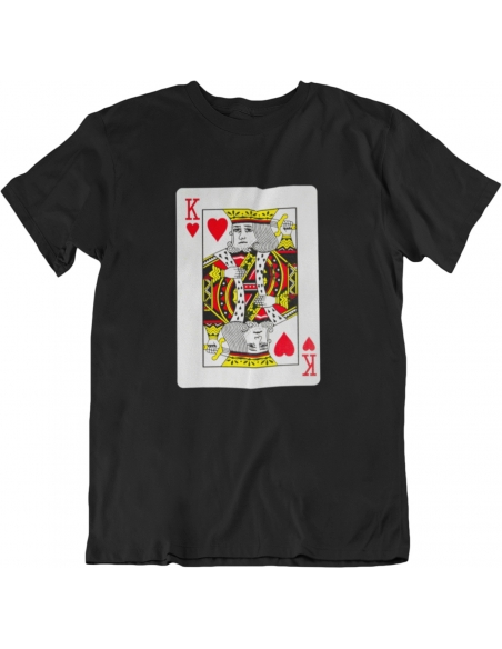 KOSZULKA MĘSKA KARTA KRÓL KIER