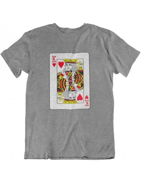 KOSZULKA MĘSKA KARTA KRÓL KIER