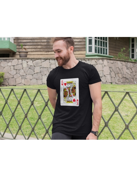 KOSZULKA MĘSKA KARTA KRÓL KIER