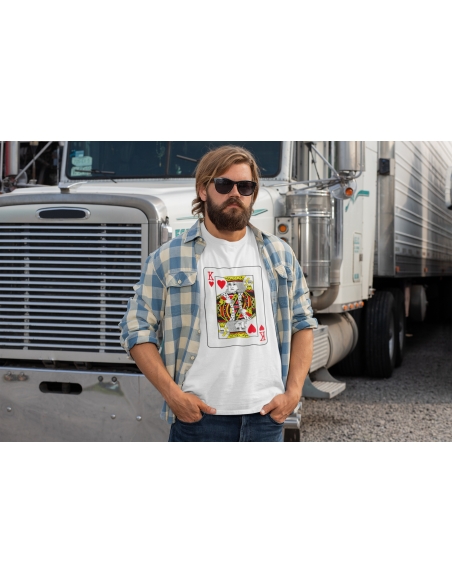 KOSZULKA MĘSKA KARTA KRÓL KIER