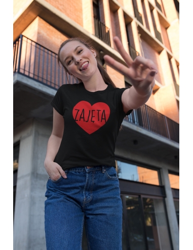 KOSZULKA DAMSKA ZAJĘTA SERDUCHO