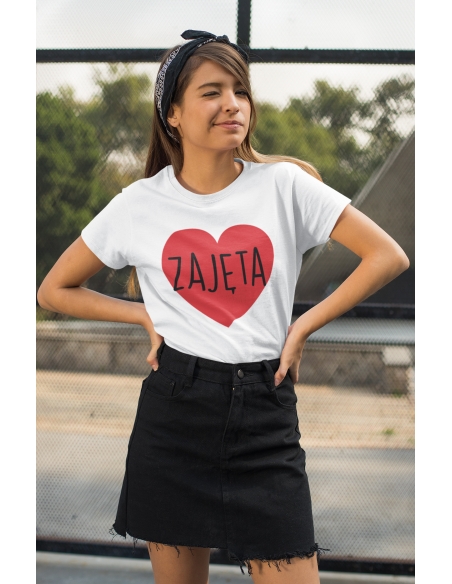 KOSZULKA DAMSKA ZAJĘTA SERDUCHO