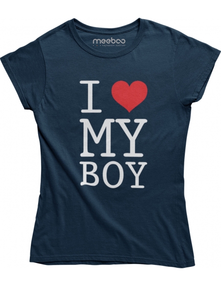 KOSZULKA DAMSKA I LOVE MY BOY