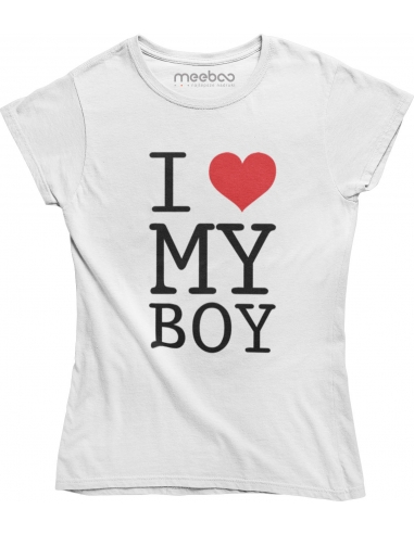 KOSZULKA DAMSKA I LOVE MY BOY