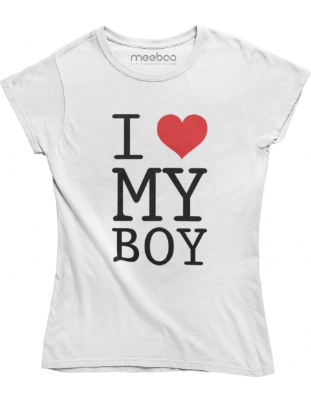 KOSZULKA DAMSKA I LOVE MY BOY