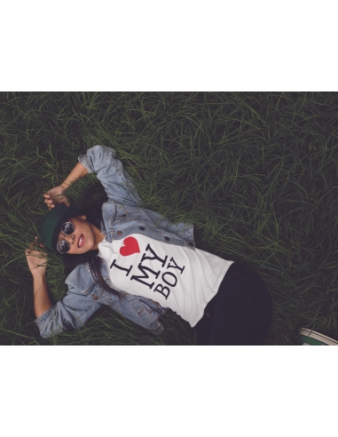 KOSZULKA DAMSKA I LOVE MY BOY